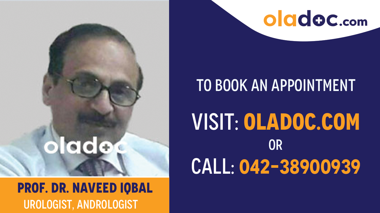Book appointment with Dr. Naveed Iqbal-best  Urologist Lahore